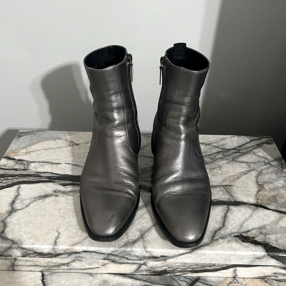 Men’s SAINT LAURENT Boots in Metallic